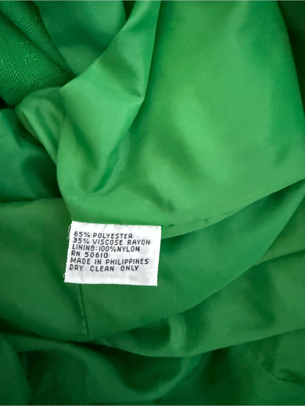 Kasper Emerald Green Double-Breasted Short Sleeve Blazer Dress size 8. Like new. - Picture 10 of 10
